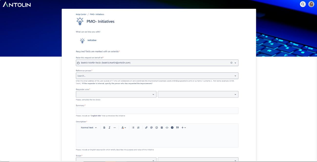 Portal of Jira Service Management