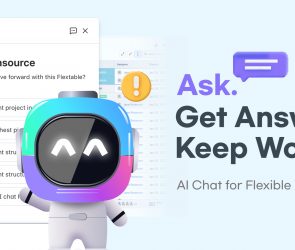 Flexible Table with AI chat